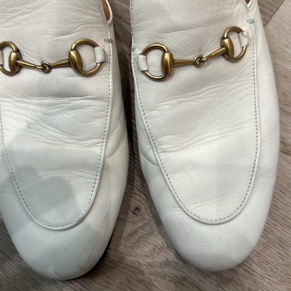 Gucci white Princeton slide. 40.5 - Picture 5 of 6